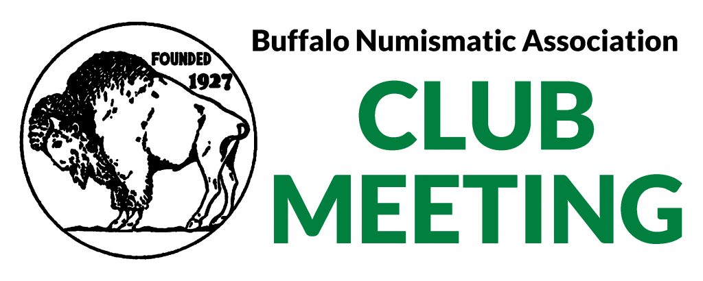 The BNA coin club meeting logo
